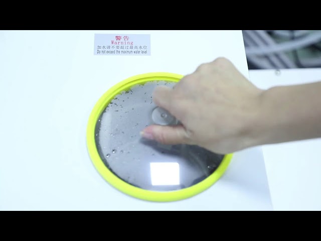 Bedrijfsvideo's over 300mm water cooling UV LED curing light for UV printing