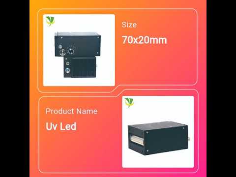 Bedrijfsvideo's over 395nm fan cooling uv led unit for printing industry